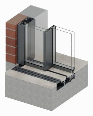 Double glazed · 2-track invisible threshold with gully · Maglev