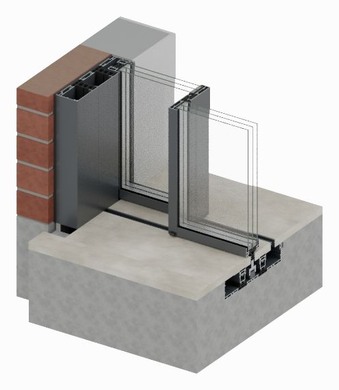 Triple glazed · 3-track invisible threshold · Trolleys