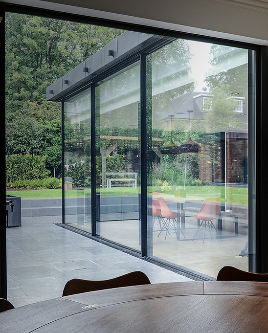 Vision door glazing